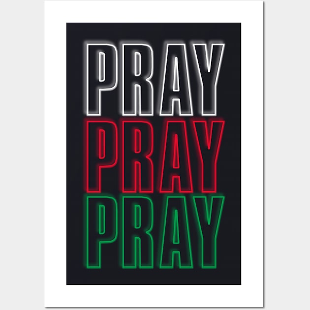 Pray pray pray Wall Art by God Given apparel